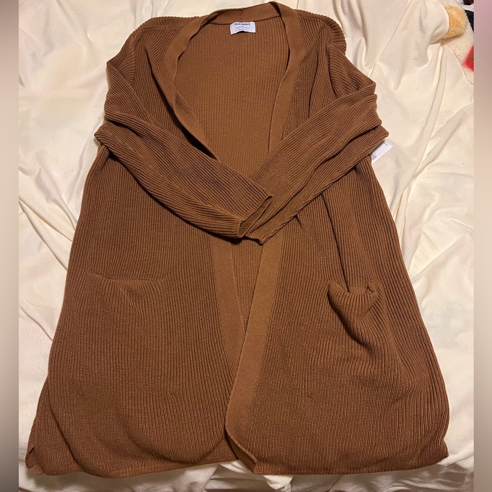 Old Navy Women's Tan Cardigan Sweater